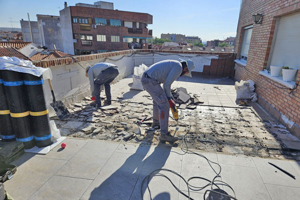 impermeabilización terrazas y cubiertas madrid