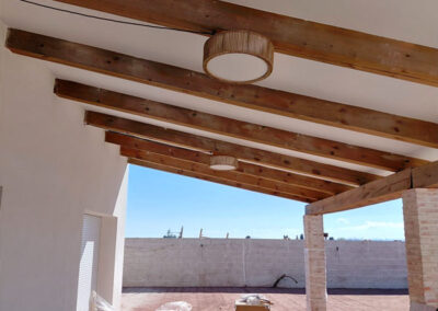 instalacion cubierta casa rural el cortijo del atardecer toledo